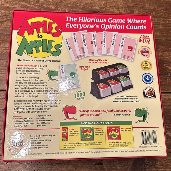 Apples to Apples Party Box 12 and up - Picture 5 of 5